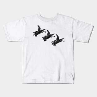 Three Angels with Trumpets Kids T-Shirt